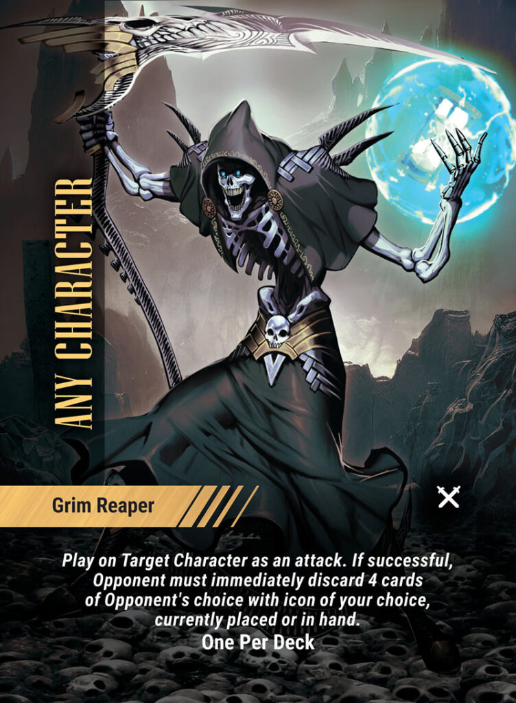 OverPower World Legends ANY CHARACTER Grim Reaper